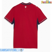 Camisa de time de futebol República Checa Replicas 1º Equipamento Feminina Mundo 2026 Manga Curta